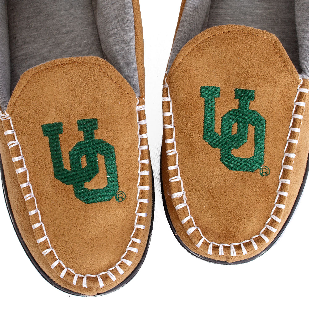 Interlocking UO, Zoozatz, Brown, Slipper, Accessories, Unisex, Moccasin style, 797285